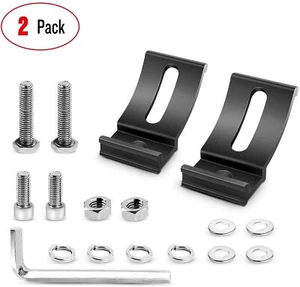 2X Universal Mounting Brackets Adjustable Base Brackets for LED Light Bar Pods - Bild 1 von 4