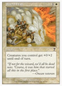 SHIELD WALL 44/350 7TH SEVENTH MTG MAGIC LP X2 (yourdeckbuilder) - Picture 1 of 1