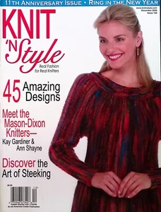 Knit 'N Style Magazine December 2008 Issue 158 - 45 Amazing Designs - Picture 1 of 2