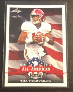 2020 Leaf Draft TUA TAGOVAILOA Rookie #62 Dolphins - Picture 1 of 2