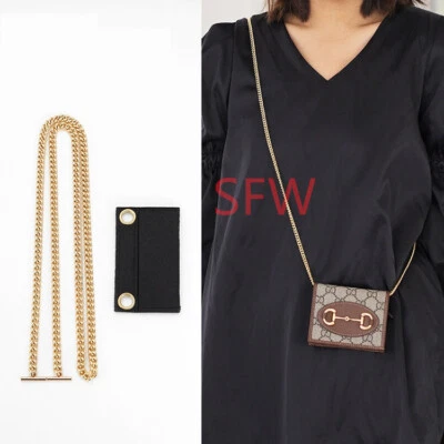 Metal Chain Crossbody Shoulder Bag for Gucci Wallet Series Replacement Strap - Image 1 of 4