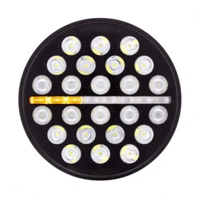 24 High Power LED 7" Light With Dual Color Position Light Bar - Foto 1 di 11
