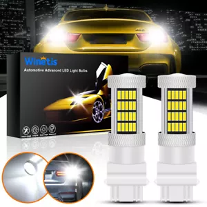 2PC For Ford F-150 1991-2017 2016 2015 LED Back up Reverse Light Bulbs 3157 3156 - Picture 1 of 8