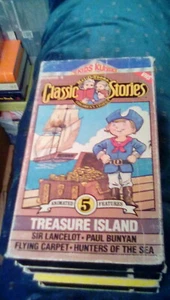 Mel-O-Toons Vol. 4 Treasure Island Flying Carpet Paul Bunyan VHS 1950s cartoons - Picture 1 of 5