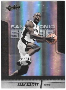 2009-10 ABSOLUTE MEMORABILIA SEAN ELLIOTT #117 SAN ANTONIO SPURS /499 - Picture 1 of 2