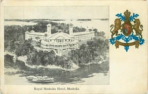 Royal Muskoka Hotel cartolina privata d'epoca incisa  - Foto 1 di 2