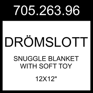 IKEA DRÖMSLOTT Snuggle Blanket With Soft Toy 705.263.96 - Picture 1 of 1