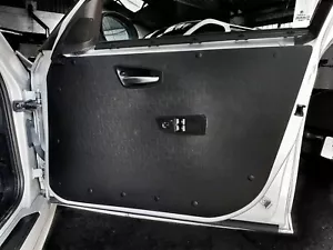 2 paneles de tarjetas FORD FIESTA MK7/7,5 puertas *ABS negro mate ligero * coche de carreras - Imagen 1 de 6