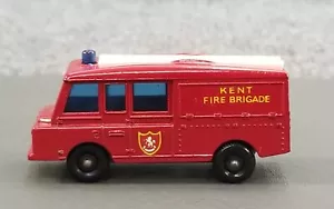 NICE! VTG LESNEY MATCHBOX 1-75 SERIES # 57 LAND ROVER FIRE TRUCK NR MINT ENGLAND - Picture 1 of 8