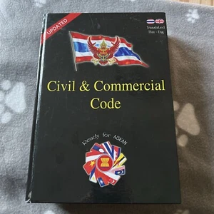 Updated Civil And Commercial Code translated Thai english Hardback Great Con - Picture 1 of 5