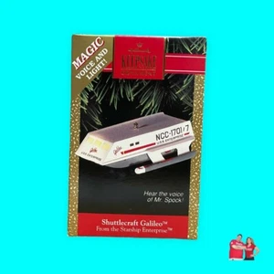 Shuttlecraft Galileo Star Trek Hallmark Keepsake Christmas Ornament Magic Voice - Picture 1 of 2
