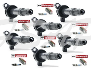6 Ignition Coil DG514 + 6 Motorcraft Spark Plug SP433 2006-2012 Ford Fusion 3.0L - Picture 1 of 4