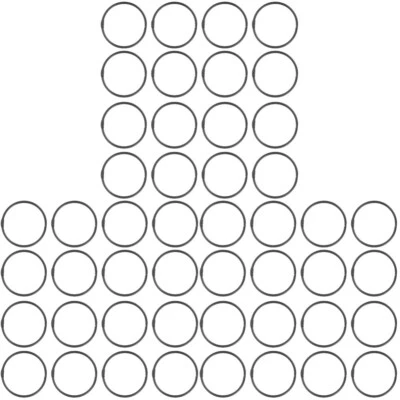 30Pcs Shower Curtain Rings Hooks Iron Shower Hooks Rings Curtain Rod Hangers - Image 1 of 4