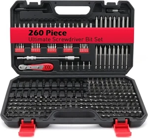 260-Piece Ultimate Screwdriver Bit Set - Security Bit Set, Screw Driver Bit Set - Picture 1 of 9