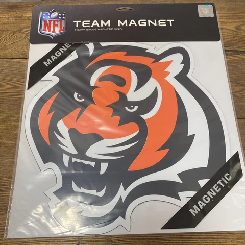 Cincinnati Bengals Tiger Log Vinyl Team Magnet Decal Football Sport Car Truck 12 Cover