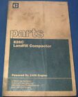 Cat Caterpillar 826C Landfill Compactor Parts Book Manual S/N 87X587-Up Sebp1637