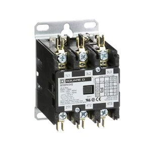 8910DPA32V02 Square D Class 8910 Contactor 2 pole 1 phase 600V 30A 110VV coil - Picture 1 of 1