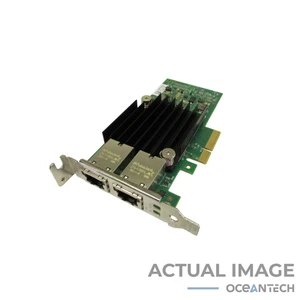 Dell Intel X550-T2 10GB Dual Port Ethernet Converged Network Adapter 4V7G2 - Afbeelding 1 van 4
