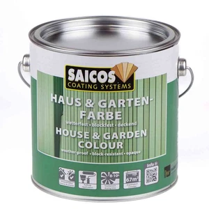 Saicos Haus & Garten-Farbe Weiß (2001) 2,5 Liter für Außenhölzer - Bild 1 von 1