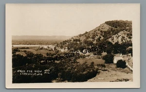 RPPC Vista Aérea Vista de Pájaro de LYNXVILLE WI Wisconsin Foto Postal Real De Colección - Imagen 1 de 2