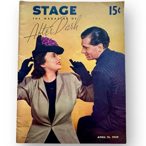 April 1939 issue Stage: The Magazine of After-Dark Entertainment James Thurber - Picture 1 of 24