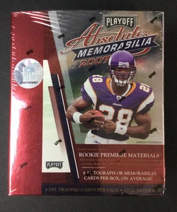 2007 Playoff Absolute Memorabilia NFL Football Factory Sealed Hobby Box 4 auto's - Picture 1 of 6