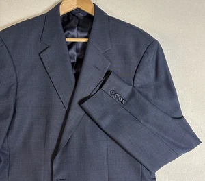 Brooks Brothers Blazer Sport Mantel Herren 44 L grau Wolle Glen kariert - Bild 1 von 10