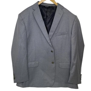Paul Fredrick grauer Blazer Sport Mantel 48R NEU mit Etikett Wolle Single Vent Jacke - Bild 1 von 12
