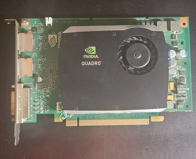 nVidia Quadro FX 580 512MB GDDR3 PCI-E x16 Video Graphics Card w/ DVI&DP Outputs - Image 1 of 2