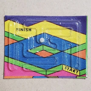 1972 Tricky Puzzle Dexterity Puzzle CRACKER JACK PRIZE No. Z-1376 - Picture 1 of 2