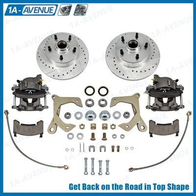 Brand New Front Disc Brake Kit For 1955 - 1957 Chevrolet Bel Air Del Ray - Image 1 of 4