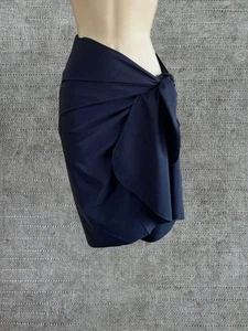 Moontide Beach Cover Up Talla Única Azul Marino Envoltura Corta Sarong Ropa de Playa Traje de Baño - Imagen 1 de 1