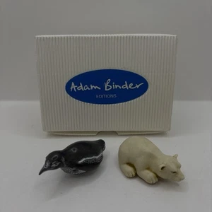 Adam Binder Edition Palme Charm Set Eisbär und Pinguin - Bild 1 von 8