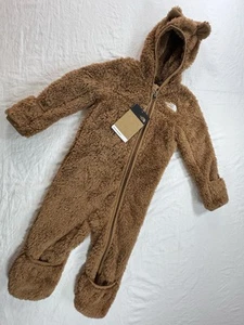 The North Face Baby Bear 1-teiliger Body mit Reißverschluss 12-18 m geröstet braun neu mit Etikett Unisex - Bild 1 von 19