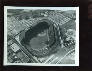 Original 9-29 1955 Yankee Stadium Aerial 1955 World Series 7 X 9 Wire Photo - Picture 1 of 2