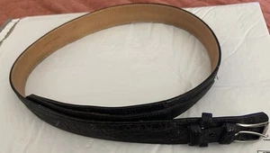 TONY LAMA Gray Elephant Western Cowboy Belt Size 38 - Picture 1 of 6