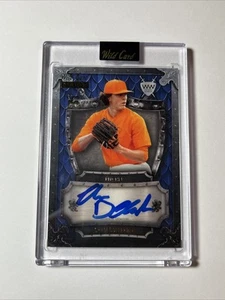 CHASE DOLLANDER 2023 WILD CARD Matte Weekend Warrior Chase Blue AUTO 3/3 - Picture 1 of 3