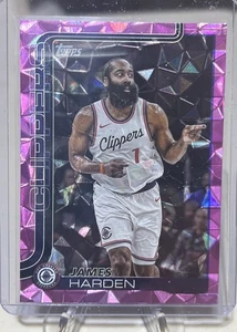 James Harden 2025-26 Topps 🏀 PINK DIAMANTE Parallel #143 LOS ANGELES CLIPPERS  - Bild 1 von 3