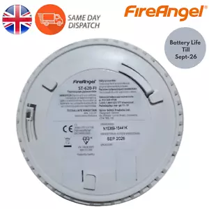 Fireangel Smoke Alram ST620 Detection of Smoke Battery Life Till September 2026 - Picture 1 of 5