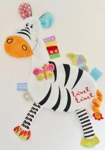 ♥ LABEL FOR KIDS Schmusetuch ZEBRA Tuch Kuscheltuch Schnuffeltuch Etikett ♥ - Bild 1 von 1