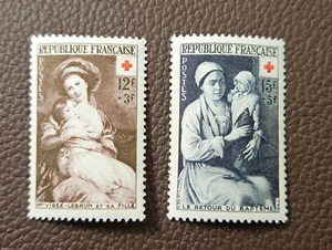 2216 - FRANCE- SCOTT# B282 - B283 - MH - CAT $17.50 - Picture 1 of 1