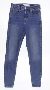 Topshop Mens Blue Polyester Skinny Jeans Size 26 L26 in Slim - Picture 1 of 12