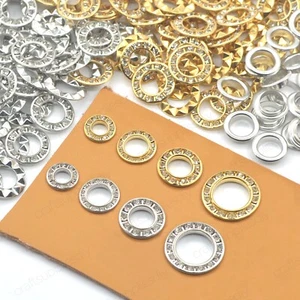 Crystal Grommets for Leather Craft Bag Belt Clothes Decoration 12/15/17/22mm - Picture 1 of 10