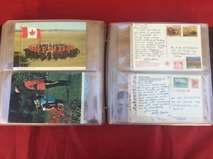 Canada Postcard Stamp Collection Correspondence Betty Speirs Fossils Dinosaurs - Picture 1 of 12