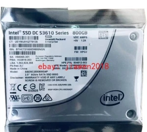 Intel DC S3610 800GB HPE SSD 2.5" SATA 6Gbs Solid State Drive SSDSC2BX800G4P - Picture 1 of 1