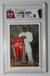 2003-04 Topps #221 Lebron James Rookie Card HGA 9 w/ 9.5 subs - Picture 1 of 3
