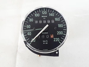BMW R 100 RS RT CS S T TACHIMETRO SPEEDOMETER MOTOMETER CIFRE VERDI GAUGE TACHO - Foto 1 di 12