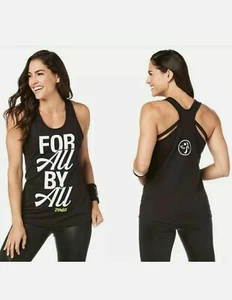 Top da serbatoio sciolto Zumba For All By All - nero audace taglie XS,S,M (B168) - Foto 1 di 6