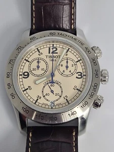 2000s Men's Tissot 1853 S 762N/862N V8 Chrono Swiss Made Date 43mm Watch - Picture 1 of 23