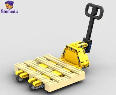 Transpaleta sin usar, en caja 1/8 135 piezas rompecabezas de dibujo electrónico bloques de construcción juguete Foto 1 de 4